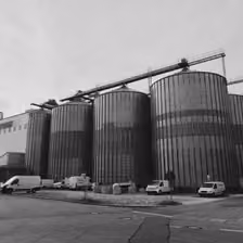 Silos am Regensburger Hafen