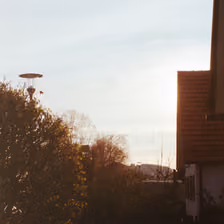 Sonnenuntergang in Peiting