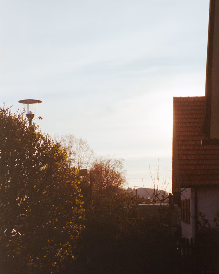 Sonnenuntergang in Peiting