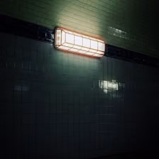 Lampe im Elbtunnel Hamburg