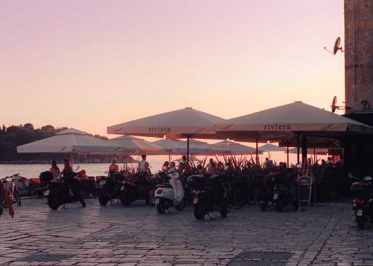 Abendstimmung auf Rovinj, Kroatien