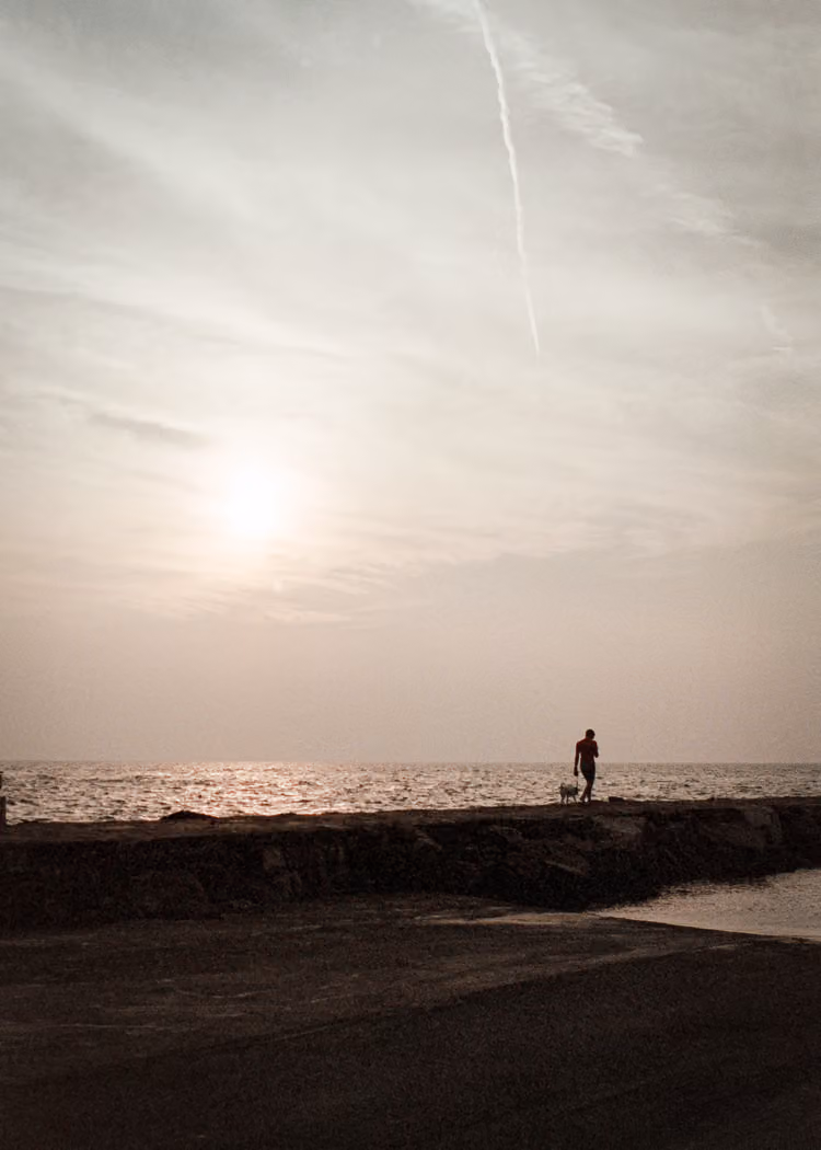 Abendhitze in Novigrad, Kroatien