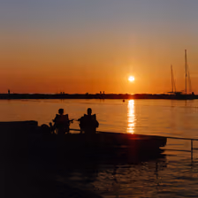 Sonnenuntergang in Novigrad