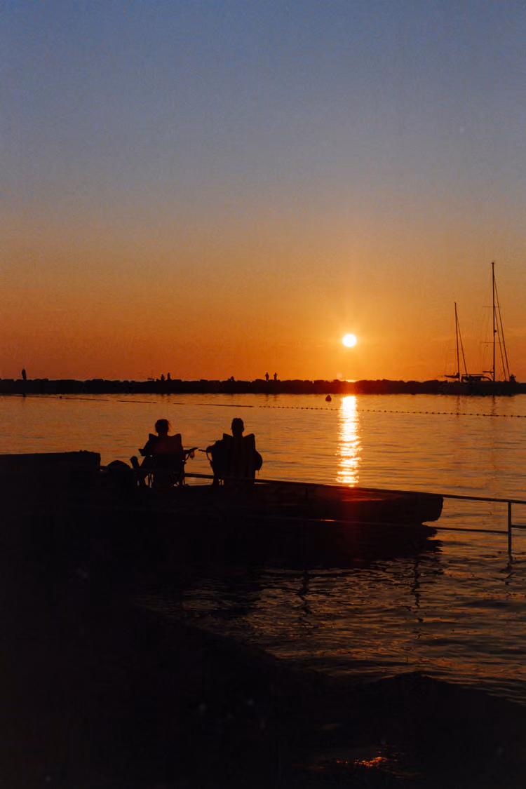 Sonnenuntergang in Novigrad
