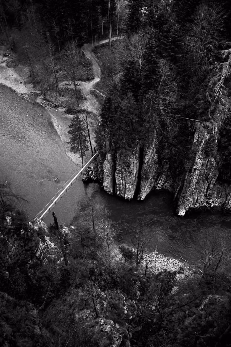 Aussicht in die Klamm