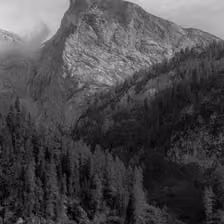 Aussicht über den Grünsee auf das Stuhljoch