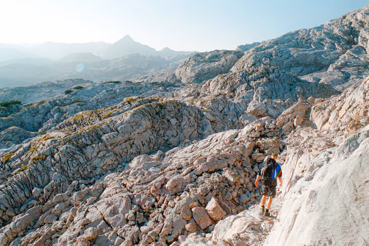 Wandern im steinernen Meer in den Berchtesgadener Alpen