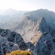 Bergkette in den Berchtesgadener Alpen