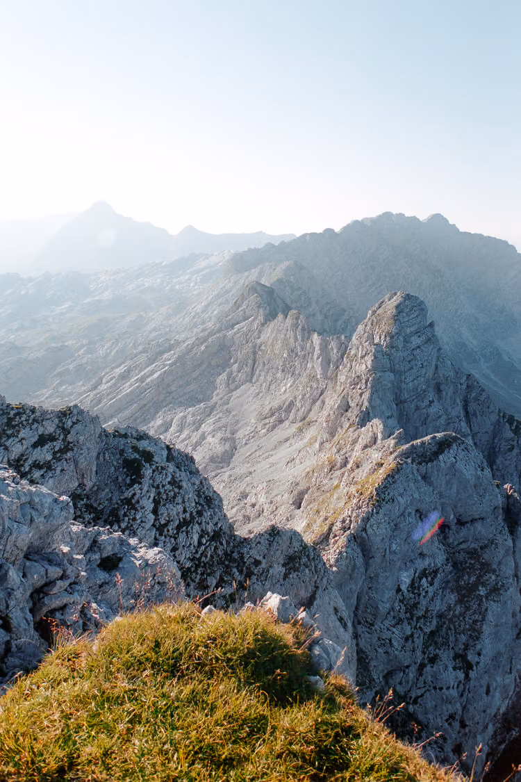 Bergkette in den Berchtesgadener Alpen