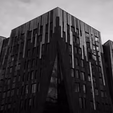 Symmetrische Architektur in Hamburg