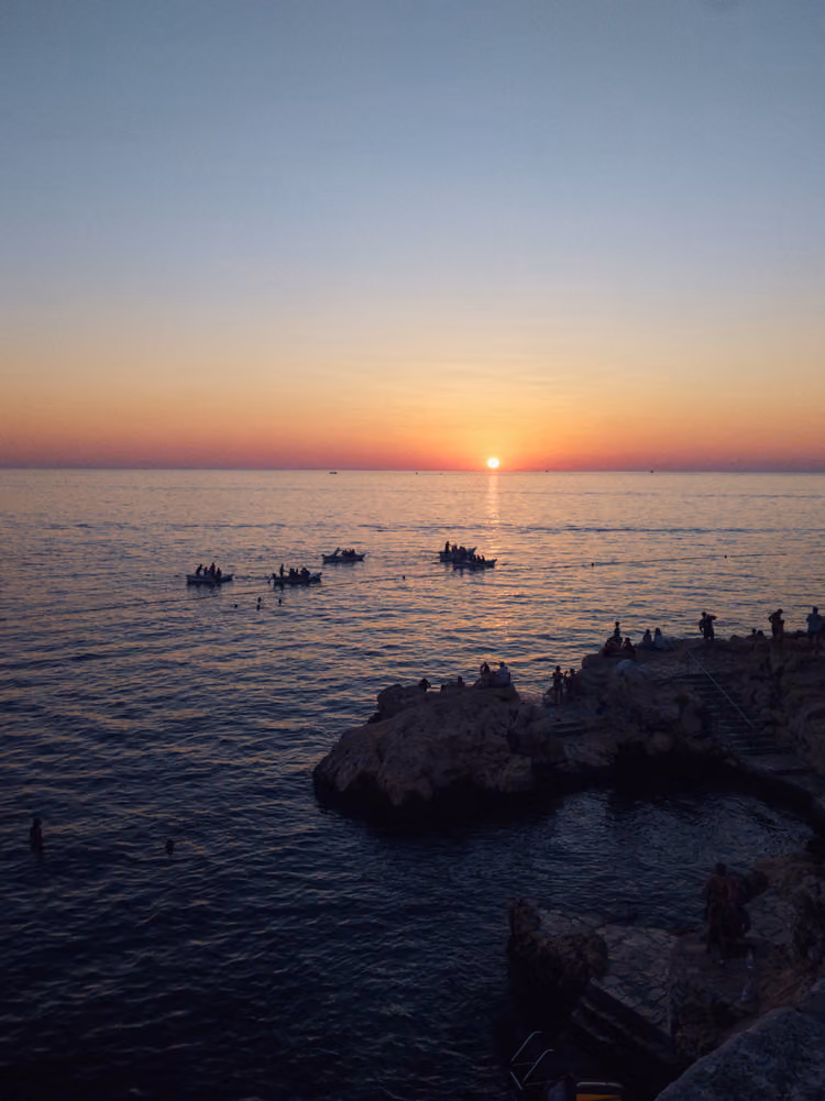Abendrot in Rovinj